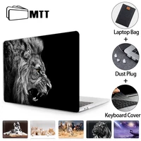 mtt laptop case for macbook air pro 13 14 15 16 11 12 inch with touch bar cute dog animal cover funda m1 a2337 a2338 a2179 a1278