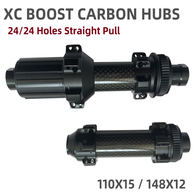 

Boost Hub Middle Lock MTB Disc Bicycle Hubs Front-15x110mm Rear-12*148mm 24 Holes Available