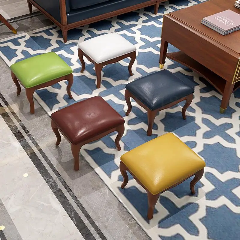 Американский домашний Маленький стул из массива дерева детское кресло маленький