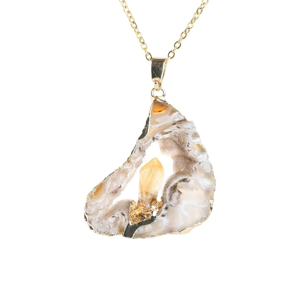 2020 натуральный камень создания ожерелья и кулона для подарка ювелирных изделий