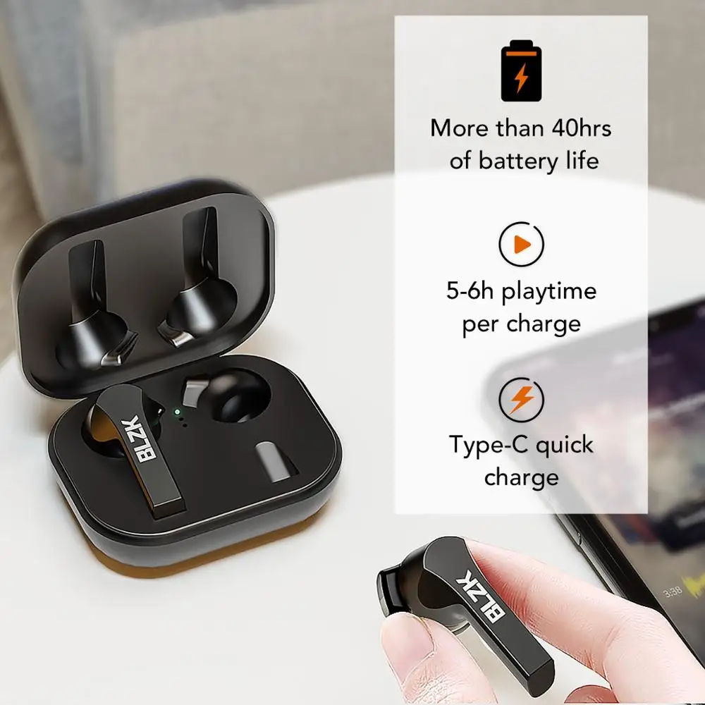 Новые наушники-вкладыши TWS с Беспроводной Bluetooth 5 0 спортивные наушники защитой от