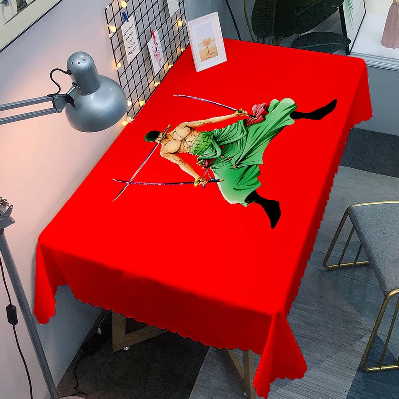 Новое поступление цельный Водонепроницаемый чехол для кухонного стола Luffy Nami Zoro