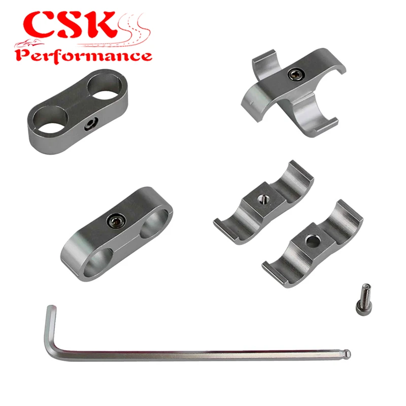 8 шт AN8 15 4 мм оплеткой Сепаратор Зажим фитинги адаптер Кронштейн