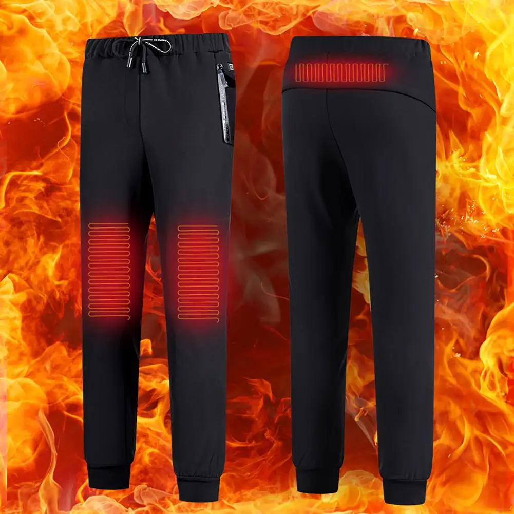 

Electric Heated Pants USB Outdoor Hiking Heating Knee Warm Pants Winter Couple Models Leggings TrousersThickening Hot Pants