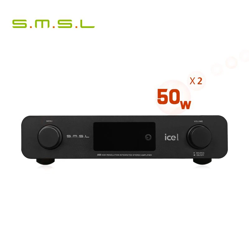 SMSL A6 HIFI Многофункциональный DSD Цифровой усилитель с ЦАП для наушников ICEPOWER 50As * 2 SE