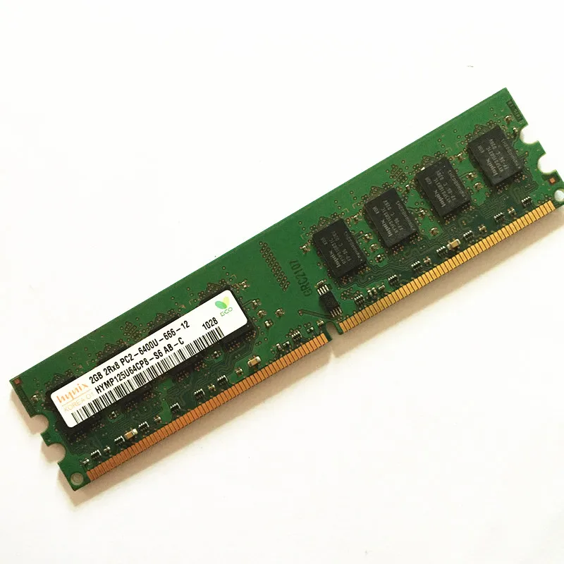 Hynix ddr2 2 ГБ 800 МГц память для настольного компьютера RAM DDR2 Гб 2RX8 PC2 6400U 666 12