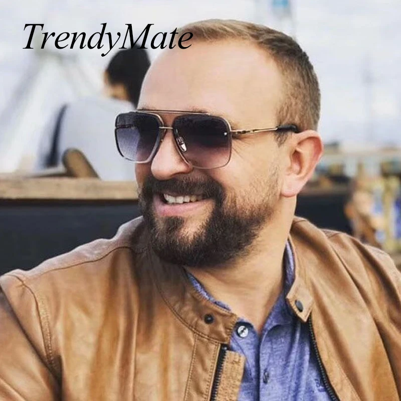 

Солнцезащитные очки в стиле ретро UV400 2021 для мужчин и женщин, квадратные, с двойной перемычкой и градиентными линзами, модные солнцезащитные...