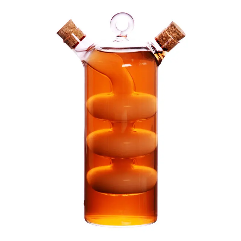 Double Tube Lovers Sharing Molecular Cocktail Glass Two Different Drinks Integrated Bottle For Bar Night Club Mixing Wine Cup | Дом и сад