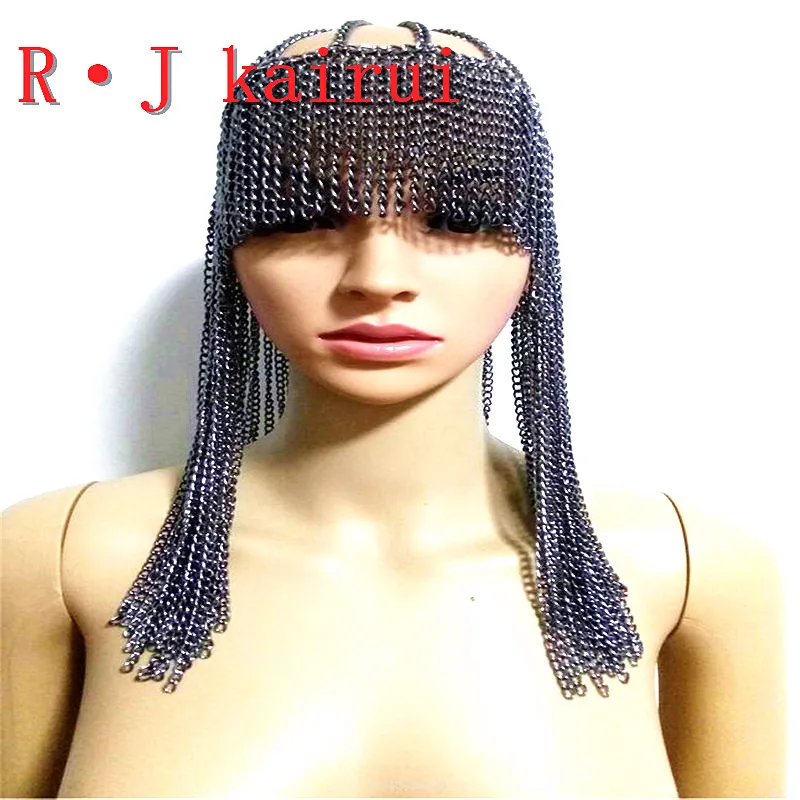 Новая мода стиль WRB949 женские жгут Золотые Цепи слои головы Лицо цепи ювелирные