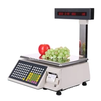 dahua label printing balance cash register receipt scale label printer scale pos retail balance scale with printer