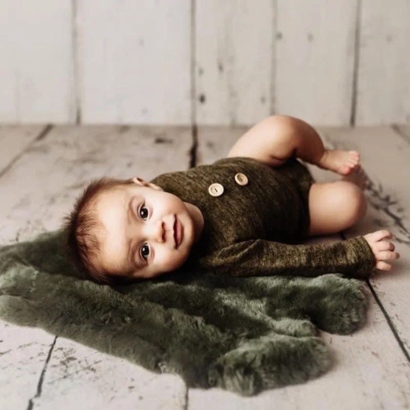 Conjunto de 2 unids/set de ropa de fotograf&iacute;a para beb&eacute;, conjunto de 2 unids/set, accesorios para fotograf&iacute;a de beb&eacute;, estudio infantil-3