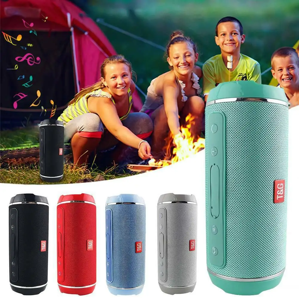 Беспроводной Bluetooth динамик водонепроницаемый стерео бас USB/TF/AUX MP3 портативный
