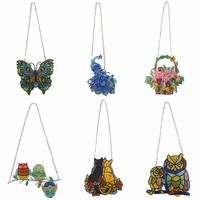 diy christmas gifts diamond painting flowers hanging ornaments special shaped drill home window pendant for door wall decoration
