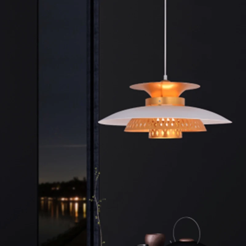 Nordic Bedside Chandelier Danish Designer Personalized Creative Light For Restaurant Dining Table Bar Modern Coffee Pendant Lamp | Лампы и