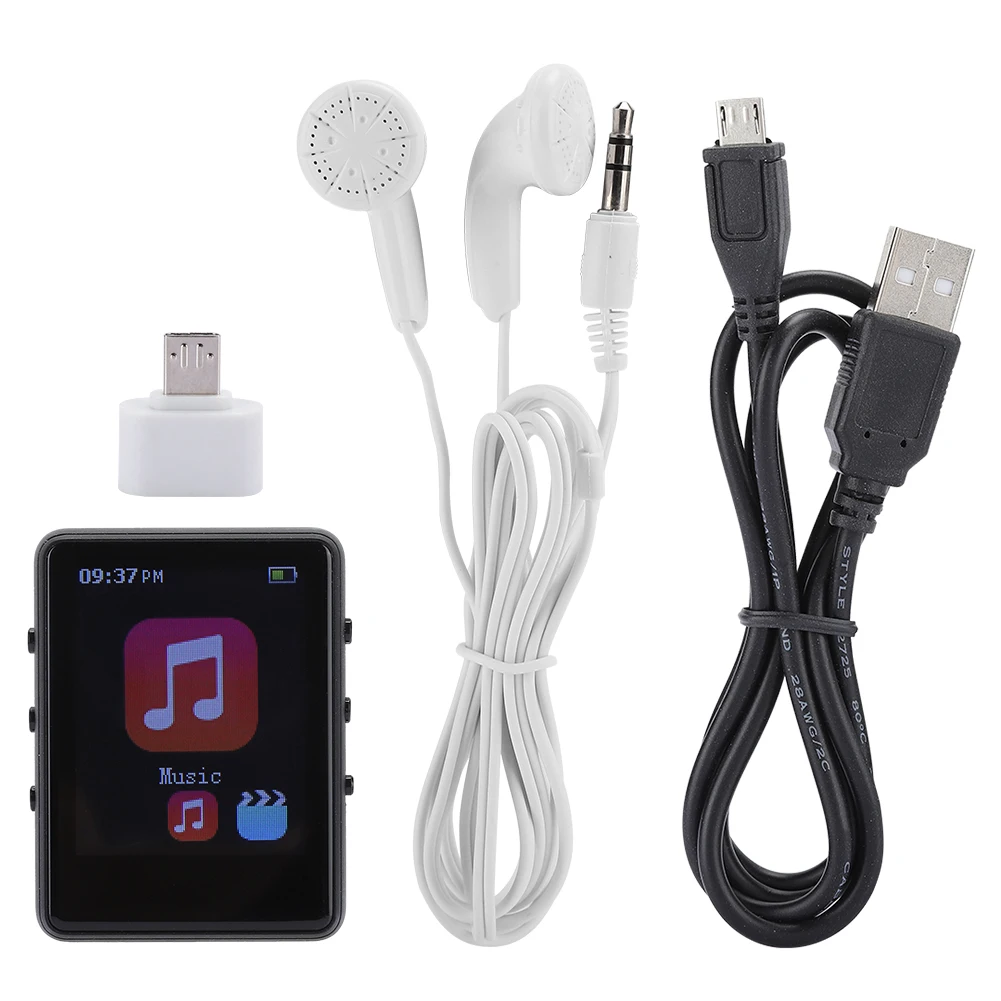 Музыкальный проигрыватель X60 8G металлический Bluetooth MP3 1 8 дюйма TFT экран Built in