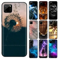 for realme c11 case c 11 painted silicone soft tpu back phone cover for oppo realme c11 case full 360 protective coque bumper