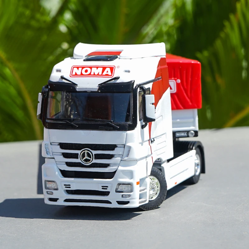 Коллекционная Игрушечная модель из сплава подарок 1:50 масштаб BENZ контейнер NOMA