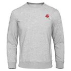 Толстовка мужская флисовая, с принтом роз, Осень-зима 2019