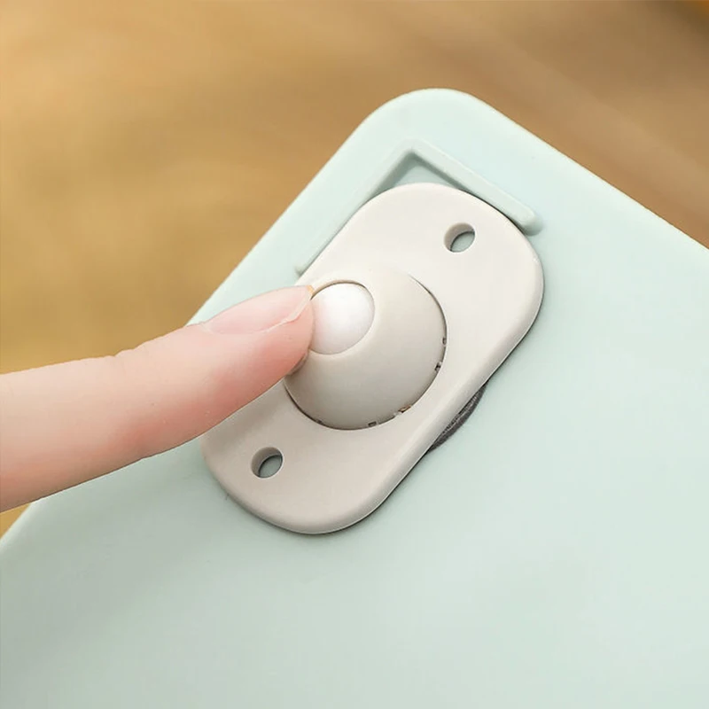 Шкив для ящика хранения универсальный самоклеящийся ролик с колесиком мебели 4