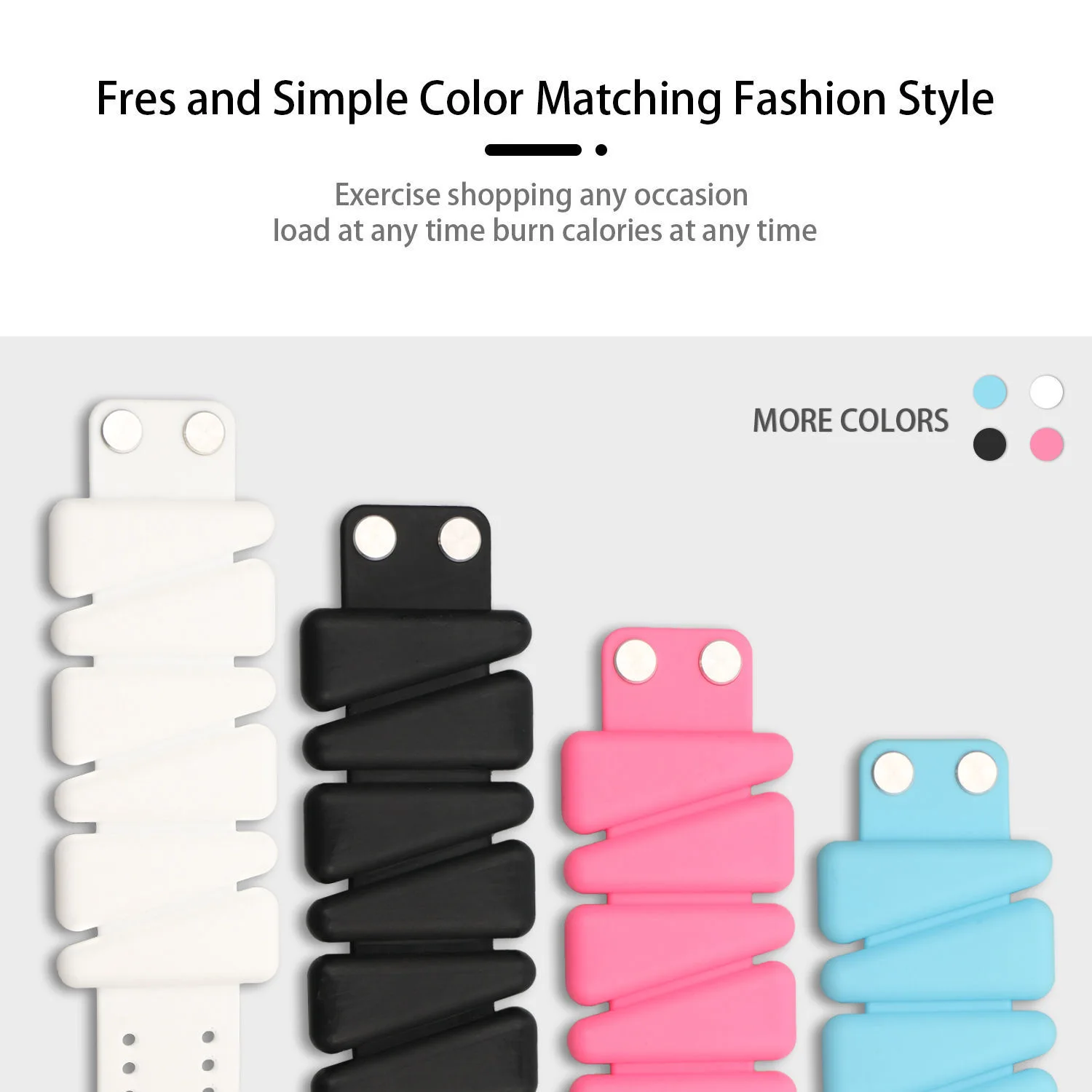 Силиконовый фитнес-браслет с ремешком на щиколотку 4 фунта | Спорт и развлечения