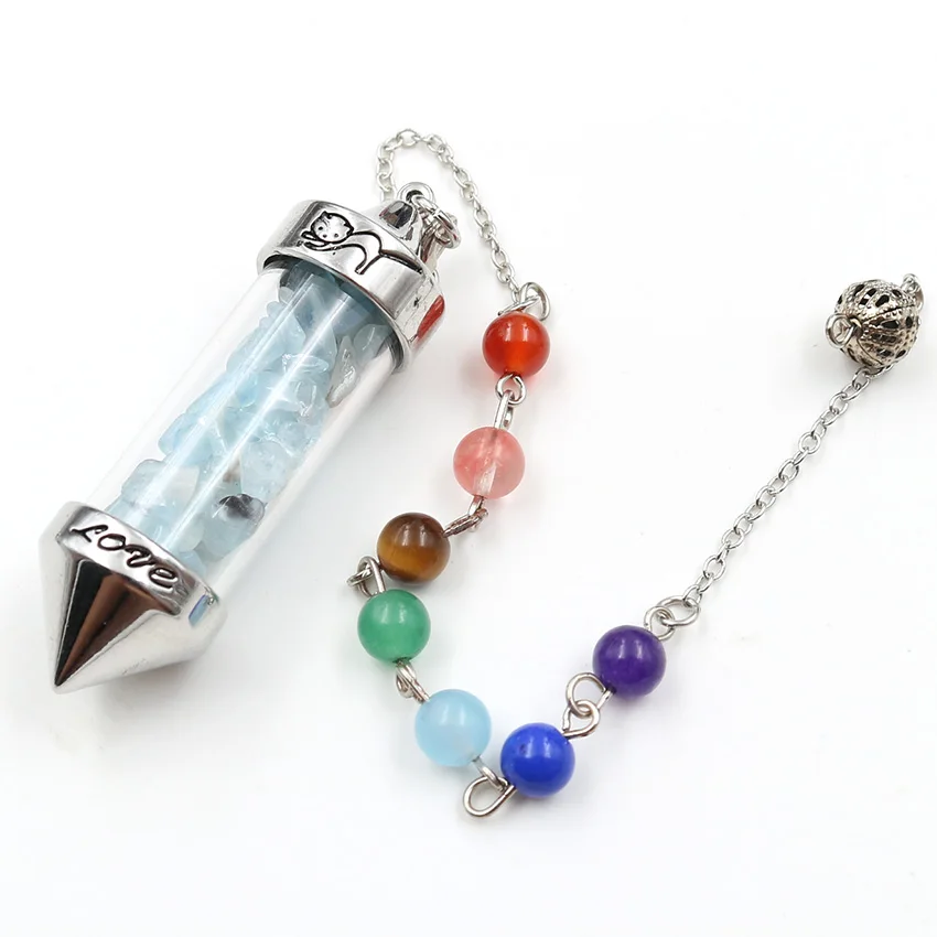 FYJS уникальный амулет в подарок Посеребренная бутылка желаний прекрасный кот