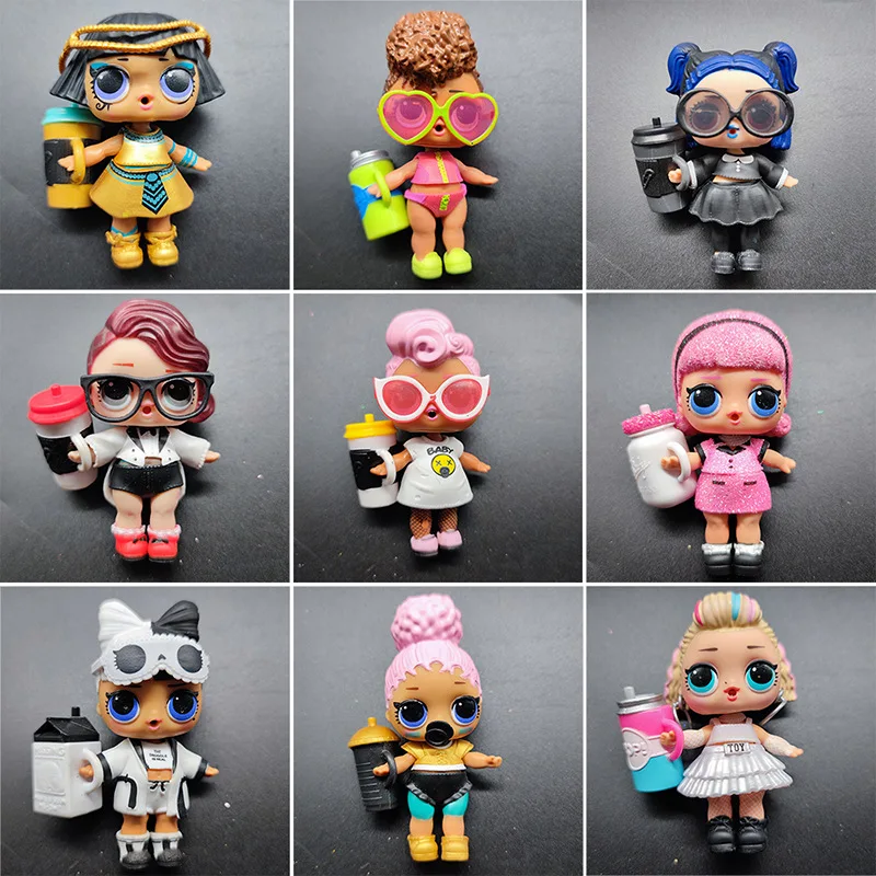 

LOL surprise flash doll Original 8CM younger sister set kids toys Gift for girl playing house