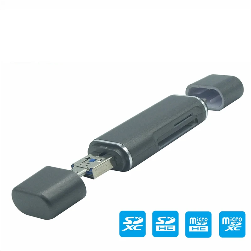 5 в 1 Тип C OTG кард ридер с флеш накопитель USB гнездовым Интерфейс для ПК 3 0 чтения TF