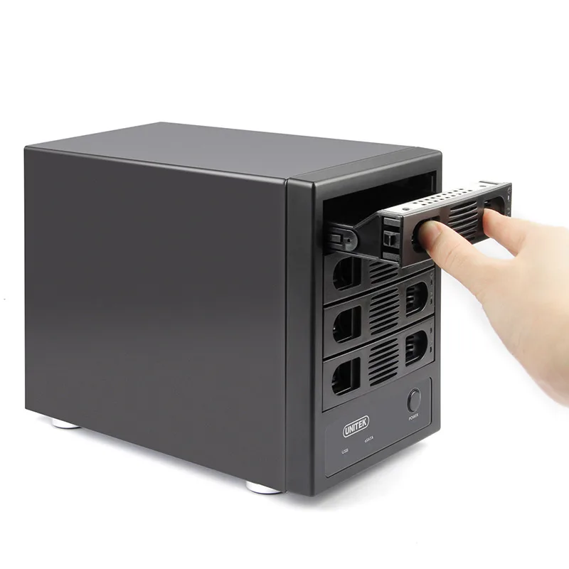 Новый корпус для жесткого диска 4bay с USB3.0 ESATA на SATA3.0 4 Bay жесткий диск поддержкой 2 5