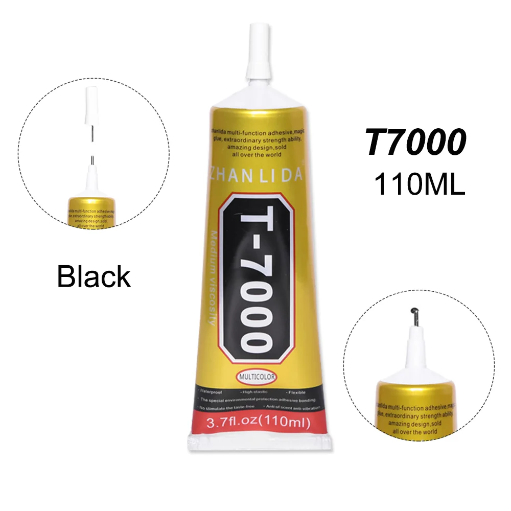 

110ML Industrial Super T7000 Glue Black T-7000 Adhesive School Touch Screen Scrapbooking Accessory Tool B7000 Phone Material Kit