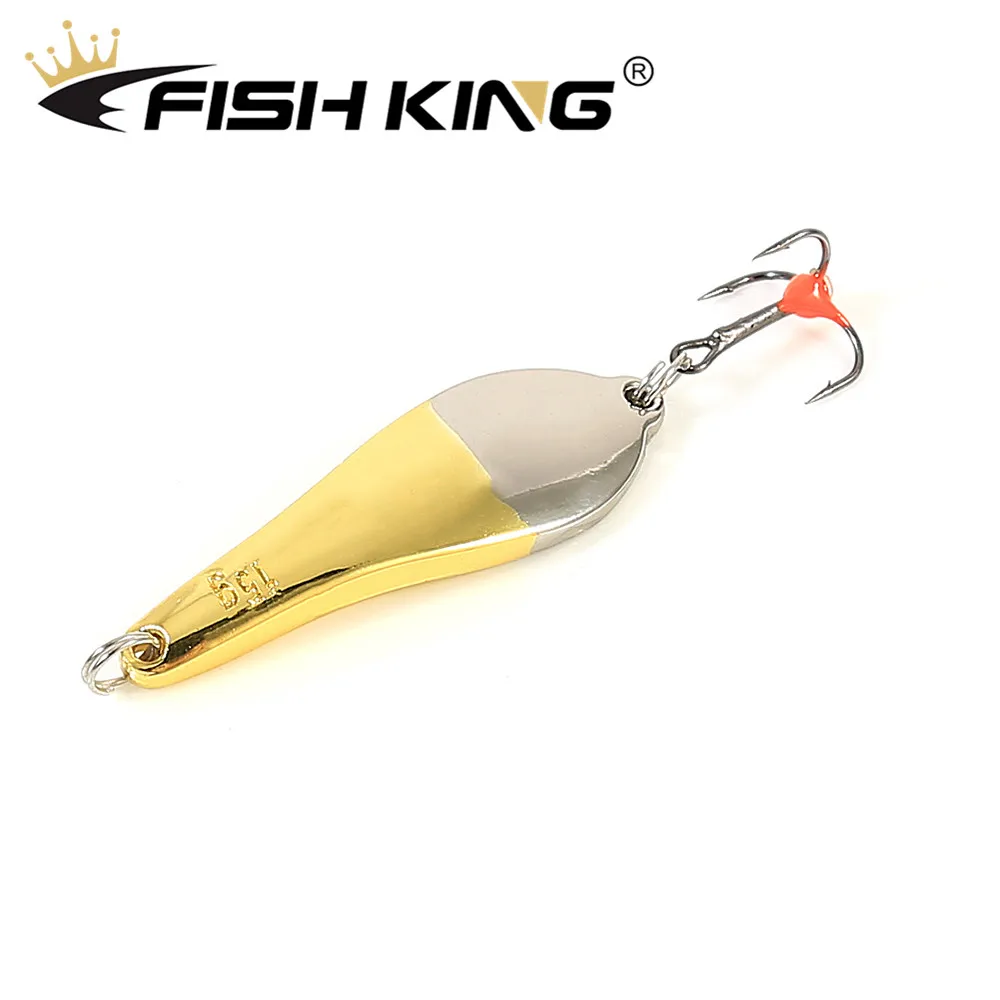 Рыболовная приманка FISH KING 10 г 15 20 упругая рыболовная ложка рыболовные снасти с