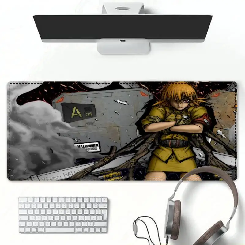 

Lock Edge Hellsing Gaming Mouse Pad PC Laptop Gamer Mousepad Anime Antislip Mat Keyboard Desk Mat For Overwatch/CS GO