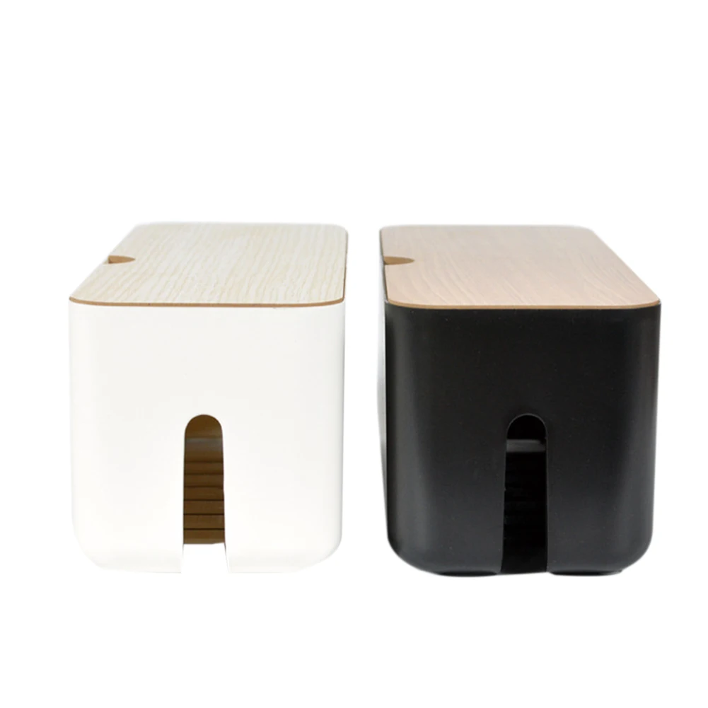 

Cable Management Box Cord Organizer Box Power Strip Surge Protector Cover TV Cord Box For Home Office Dropshipping Wholesale