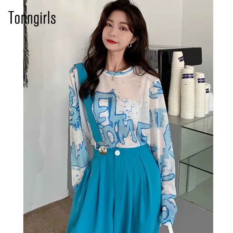 

Уличная одежда Tonngirls, крутая тонкая футболка для женщин, коллекция Лето-Осень 2021, женская одежда, футболка в стиле Харадзюку, женские топы