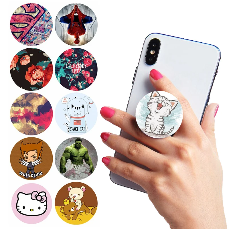 Popsoket Finger Grip держатель Попсокет милый мультфильм смартфон подставка для IPhone Xiaomi карманная розетка Air Bag сотовый телефон кронштейн
