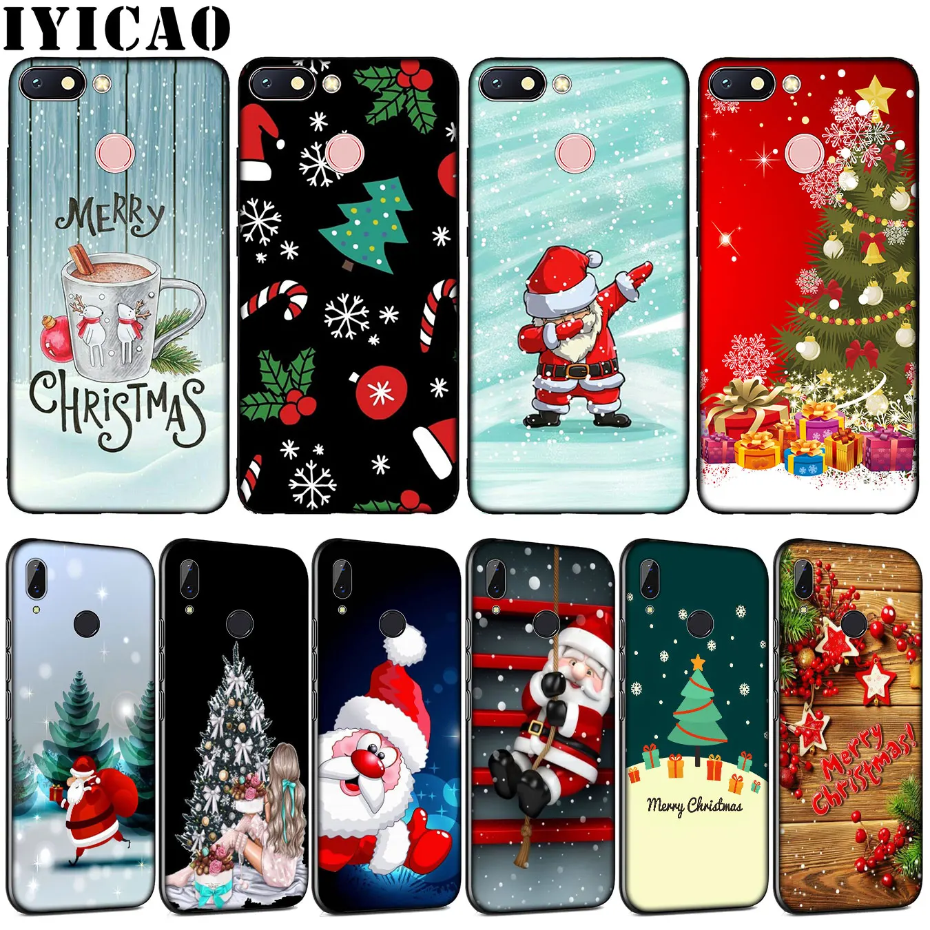 Счастливого Рождества мягкий силиконовый чехол из ТПУ для телефона Xiaomi Redmi Note 8 8A