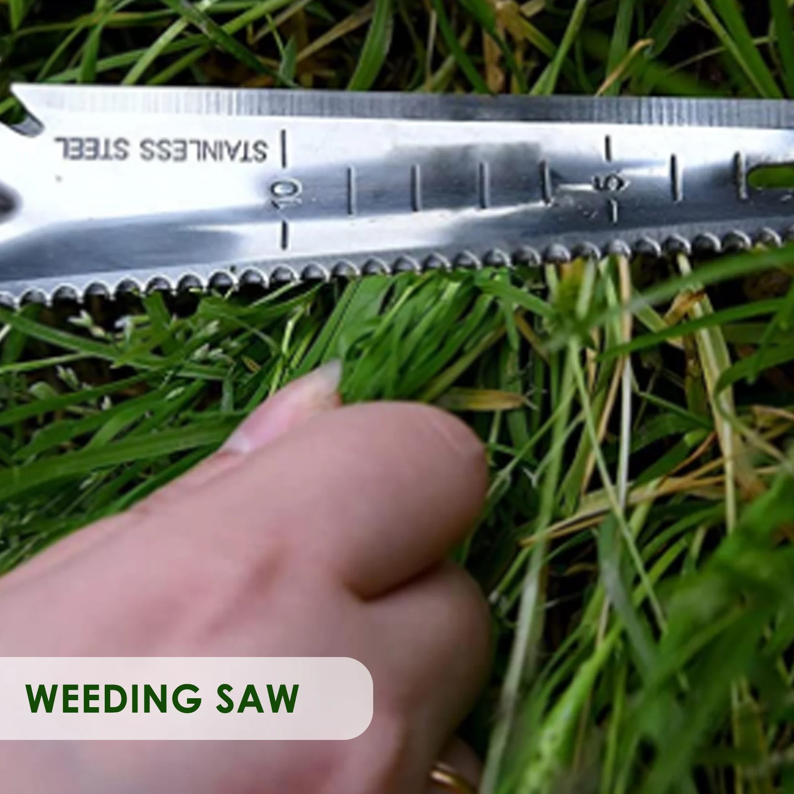 

5 in 1 Garden Shovel Tool Stainless Steel Weeding Tool for Planting Weeding Digging Cutting Measuring Garden Manual Weeder Tool