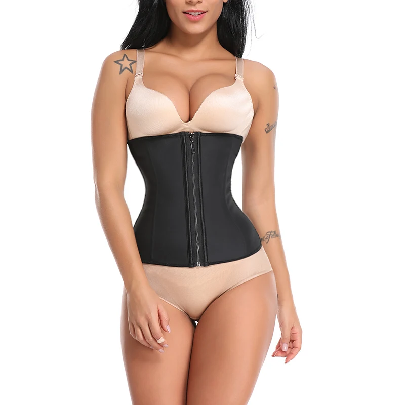 Корректирующее белье Для женщин Body Shaper латексный утягивающий корсет Фаха для похудения, пояс для живота Формирователь Сталь костей пояс-корсаж похудения Пояс Mujer
