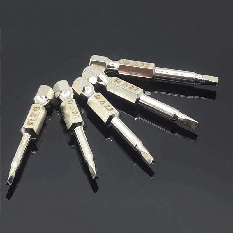 Набор тройных угловых отверток 5 шт. сверла для S2 сталь 1/4 дюйма шестигранный