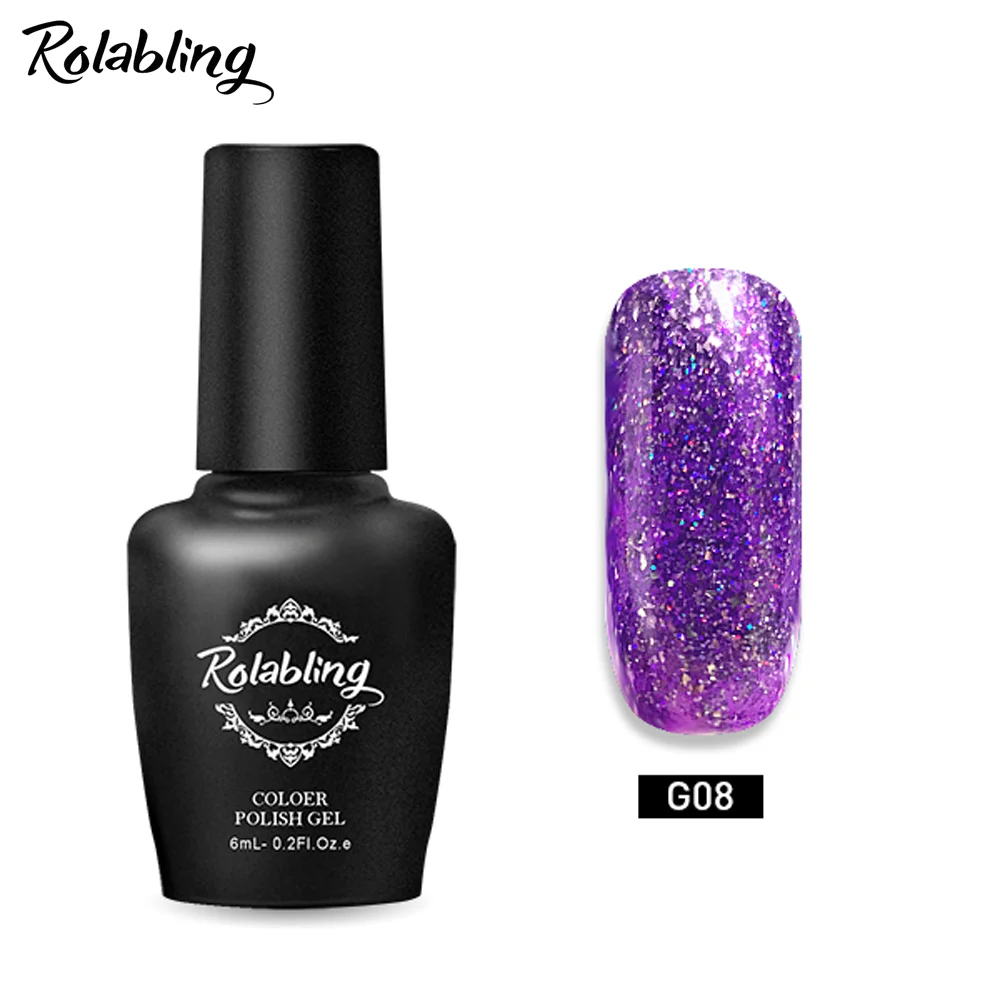 Гель-лак Rolabling для ногтей 6 мл праймер долговечный Светодиодный УФ-Гель-лак |