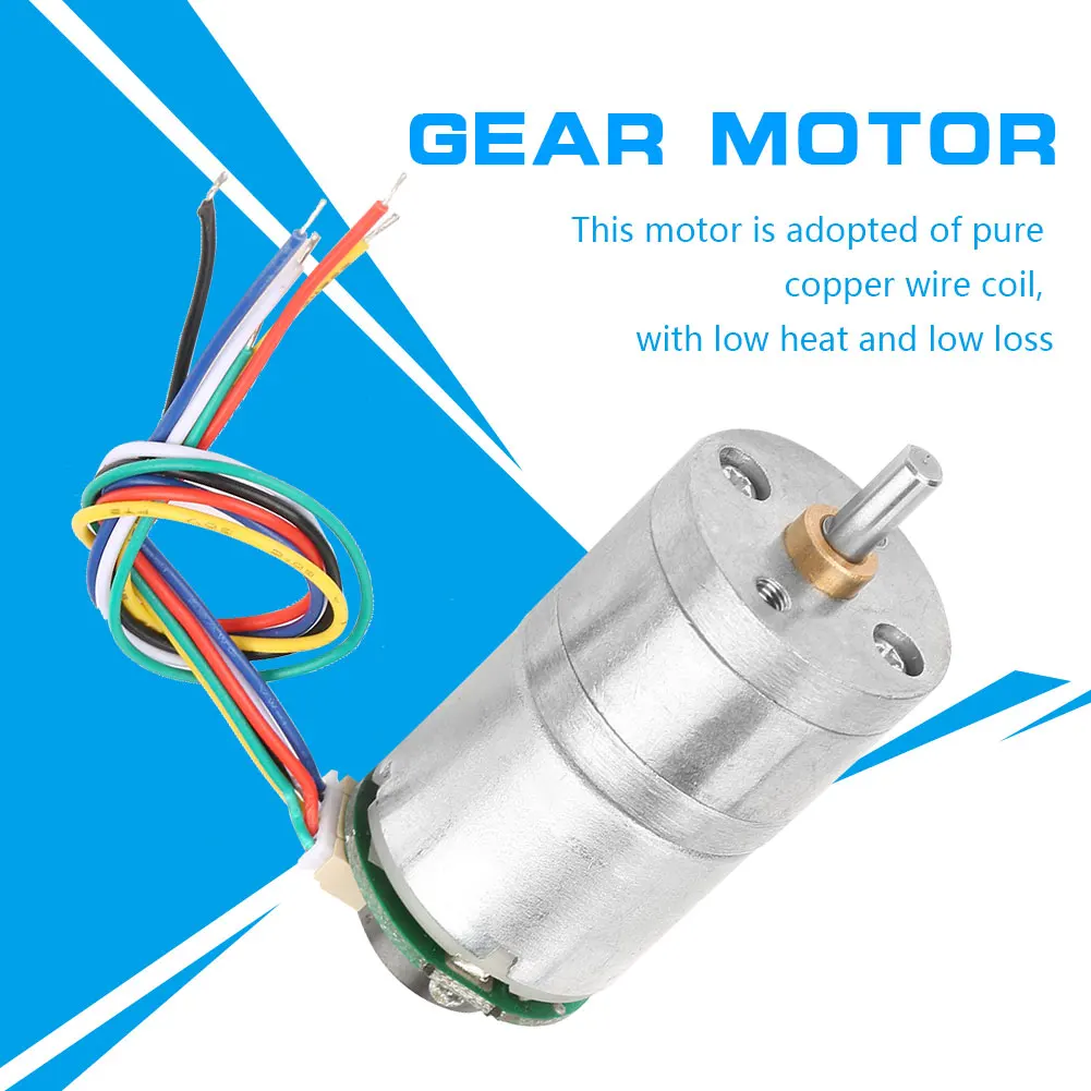 DC12V GM25 310 энкодер постоянного тока Шестерни двигатель металла для снижения