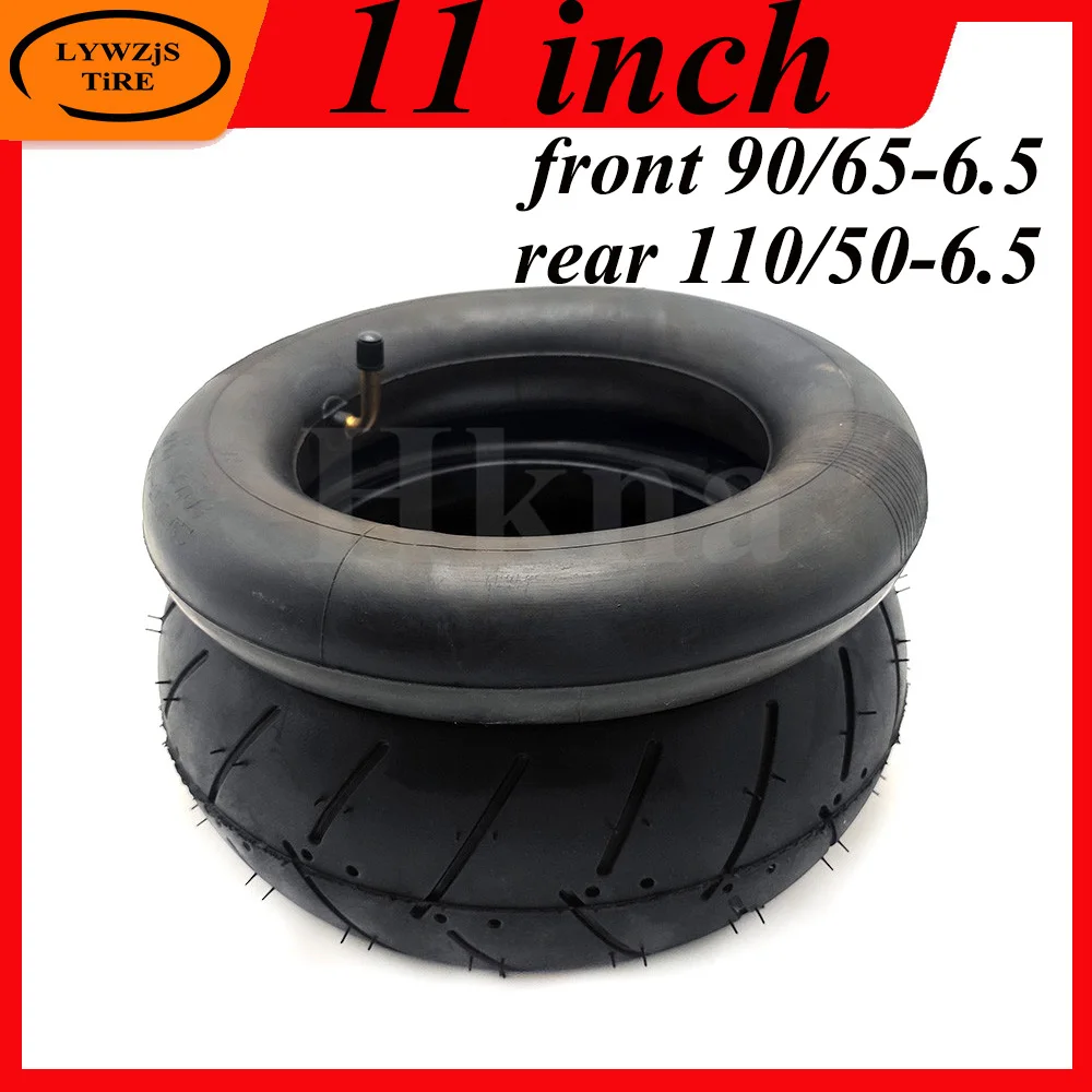 

11 Inch Thickening Tire 90/65-6.5 Front Inner and Outer Tyre 110/50-6.5 Rear Wheel Tire for 49cc Mini Motorcycle Dirt Bike