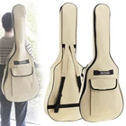 4041 дюймовая ткань Оксфорд, сумка для акустической и народной гитары, чехол, Гиг-сумка, двойные ремни, мягкий хлопковый водонепроницаемый рюкзак 5 мм