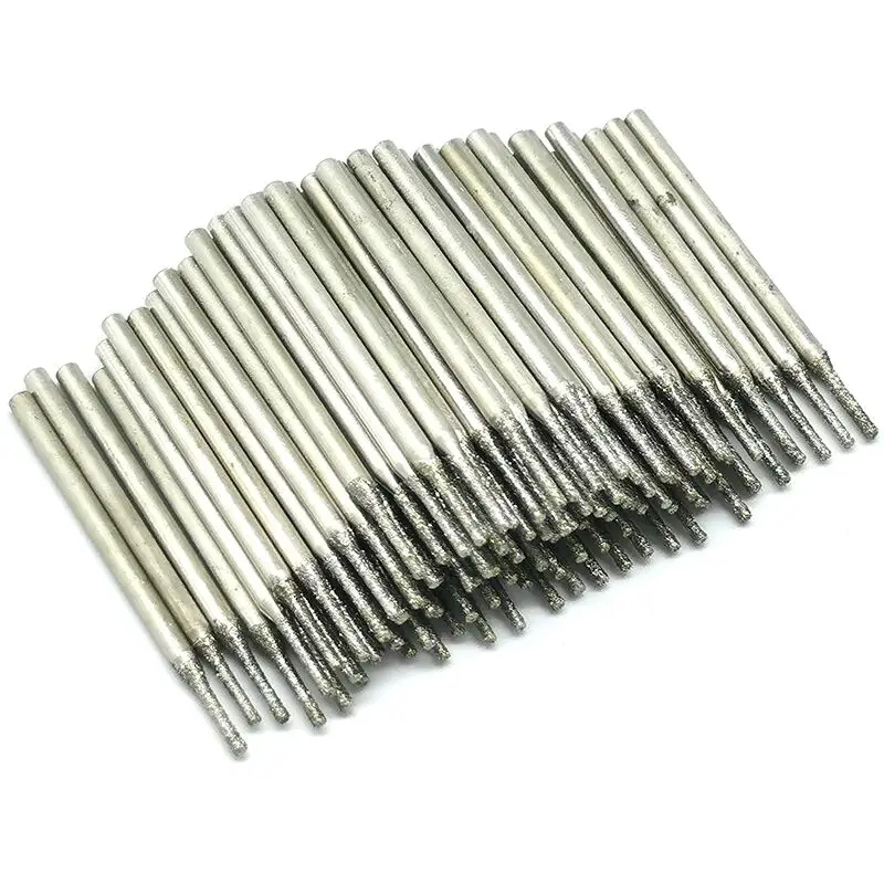 100 шт. 1mm алмазное резак для сверления отверстий Твердые биты иглы драгоценные