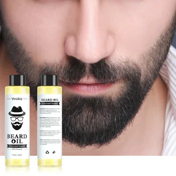 NEW 1 pc 30ml 100% Organic Beard Oil Hair loss Products Spray Beard Growth Oil For Growth Men Beard Grow
