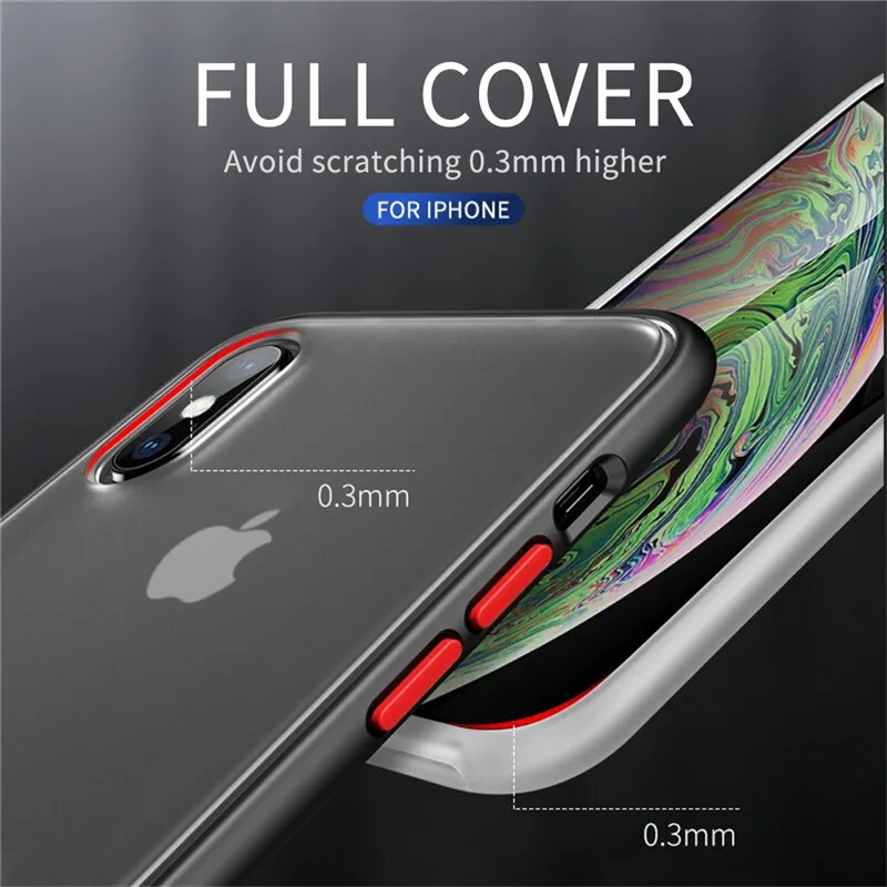 Противоударный силиконовый чехол для телефона iPhone 11 Pro X XR XS Max 7 8 6 6s Plus Роскошный