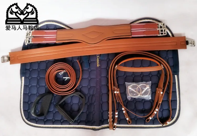 Интегрированное седло пони с двойной обхватом для тренеров детское лошади