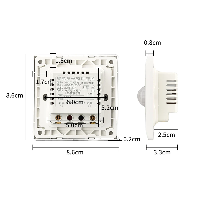 Новые товары Herepow лампа для коридора/угла/лестницы настенная ног Индукционная