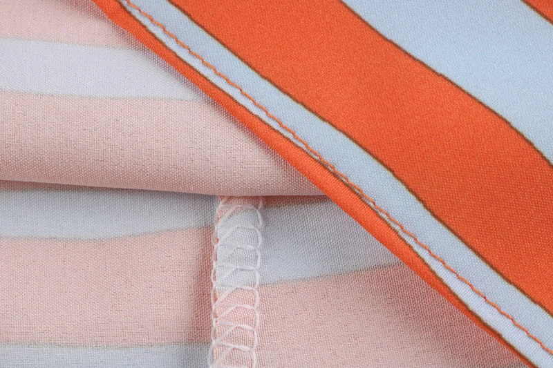 

Women's high waist thin A-line elastic waist striped stitching wood long skirt skirt 2020 autumn winter new female skirt