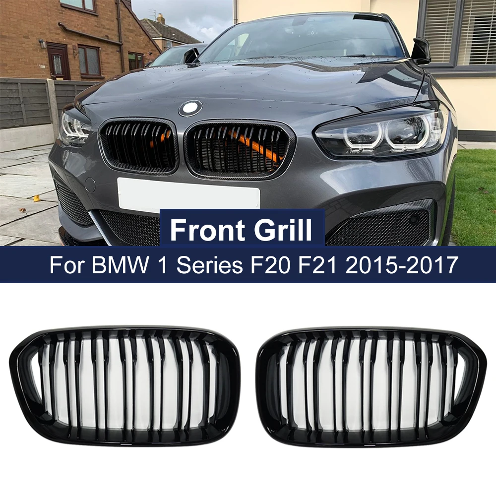 

Решетка радиатора переднего бампера для BMW F20 F21 LCI 120i 1Series 2015-2017, 2 шт.