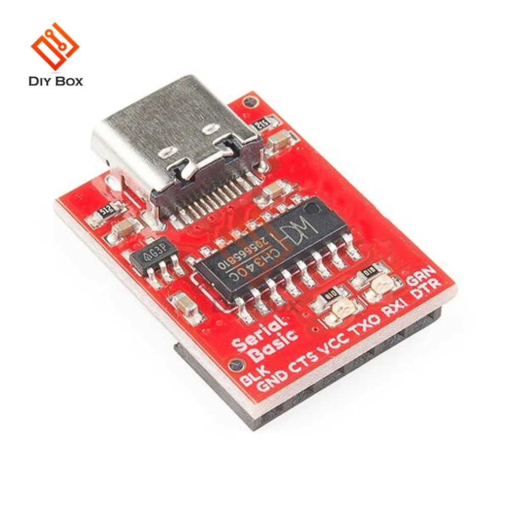 

Последовательный адаптер CH340C USB 3,3 В 5 В в TTL, модуль преобразования шины, соединитель ISP для STM32 Arduino